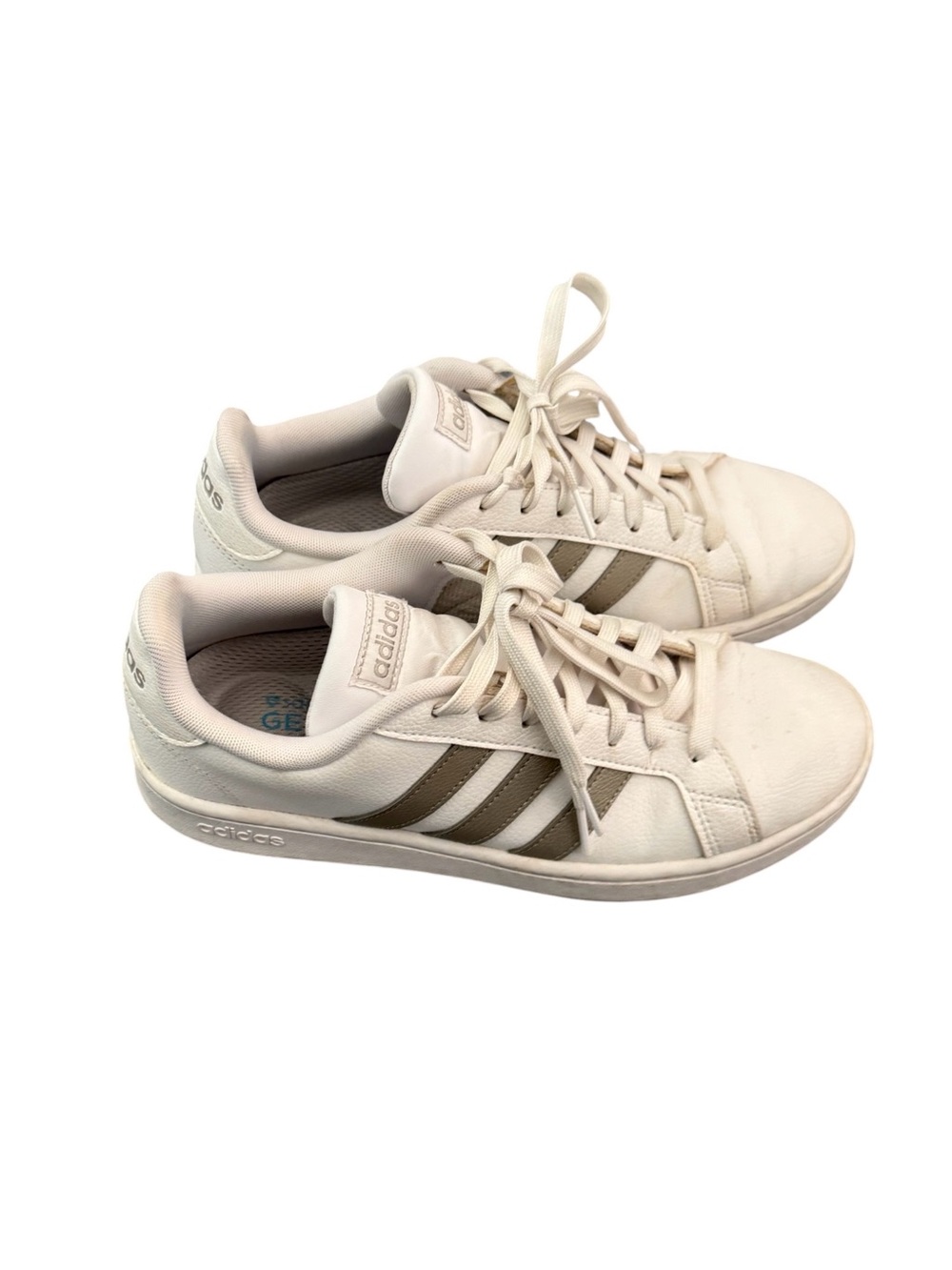 Adidas Grand Court Platinum Metallic Women’s Tennis Shoes size 8.5